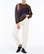 Nina Nymphe khakigrüner Pullover