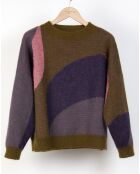 Nina Nymphe khakigrüner Pullover