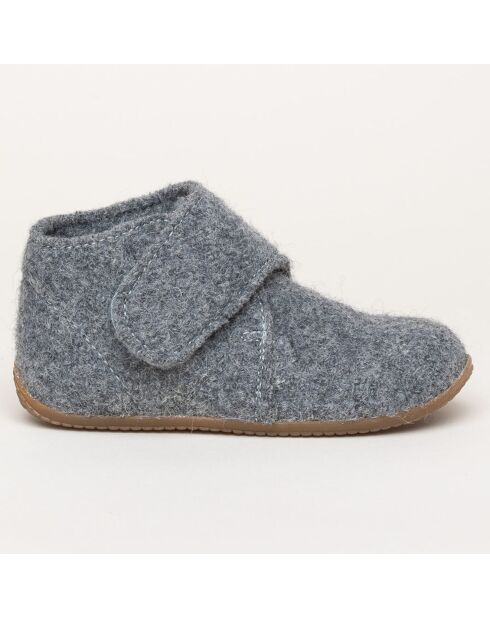 Chaussons en Laine Juno ZU gris