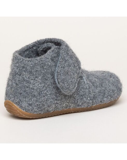 Chaussons en Laine Juno ZU gris