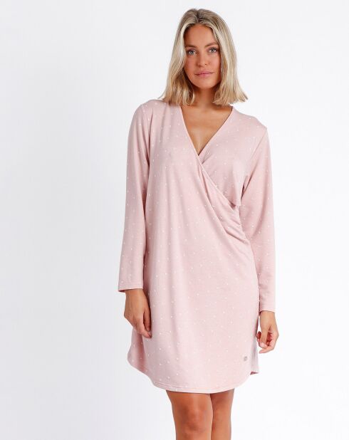 Robe de maternité rose