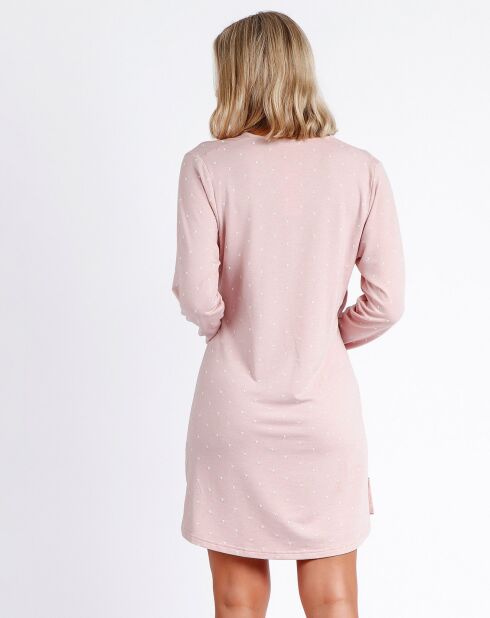 Robe de maternité rose