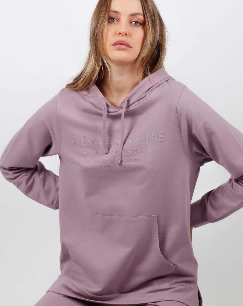 Pyjama haut à manches longues & pantalon violet clair