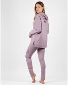 Pyjama haut à manches longues & pantalon violet clair