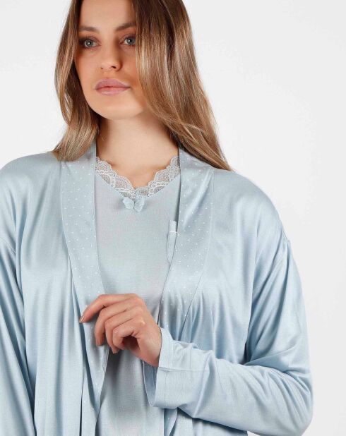 Déshabillé Soft Secret bleu ciel