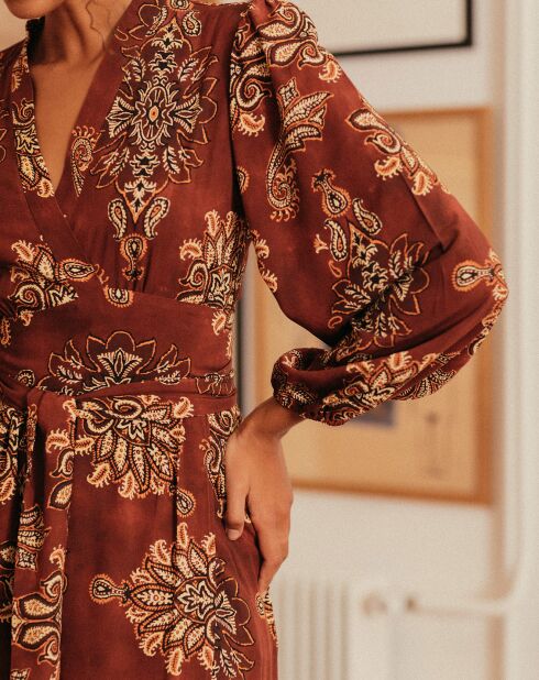 Robe Carrie bordeaux