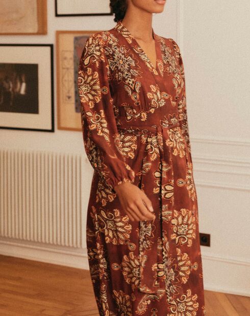 Abito bordeaux Carrie