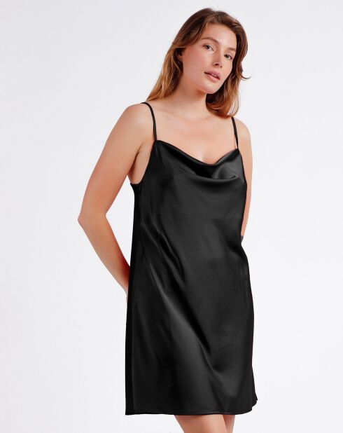 Nuisette à bretelles noire