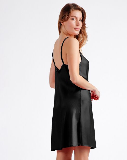 Nuisette à bretelles noire
