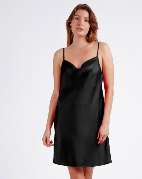 Nuisette à bretelles noire