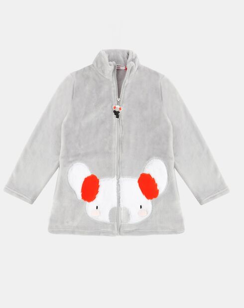 Veste polaire Morning Mouse grise