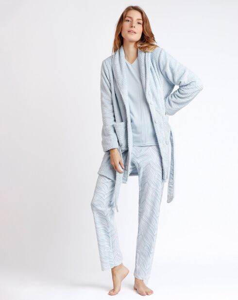 Peignoir Forever bleu ciel