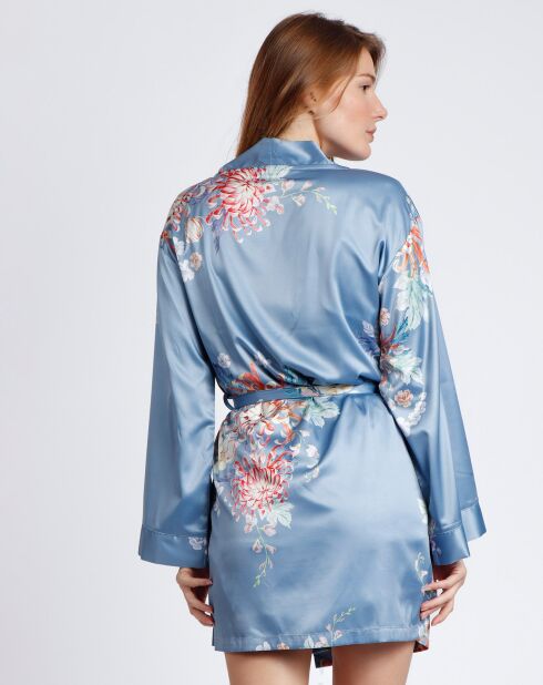 Déshabillé Garden bleu ciel