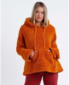 Pull polaire ocre