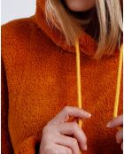 Pull polaire ocre