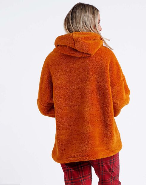 Pull polaire ocre