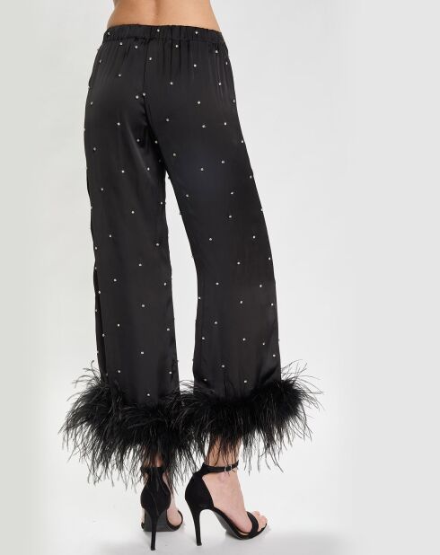 Pantalon Plumes Lounge noir