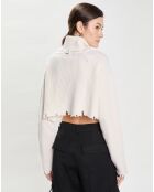 Pull en Laine mélangée Deconstructed Turtle Neck Knit beige clair
