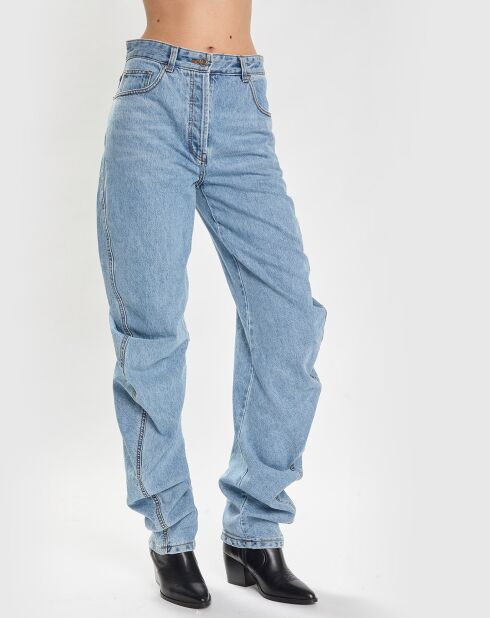 Jean Curved bleu jean