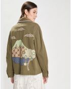 Veste Louie Patchwork kaki