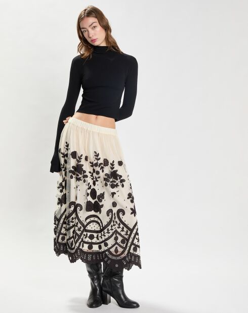 Top Fitted Knit noir