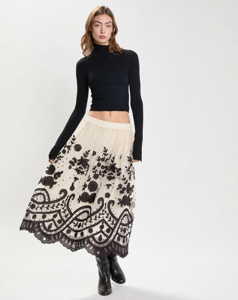 Top Fitted Knit noir