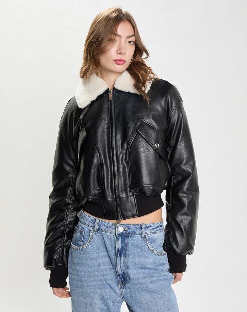 Blouson Trimmed noire