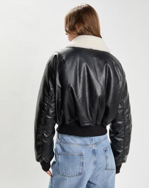 Blouson Trimmed noire