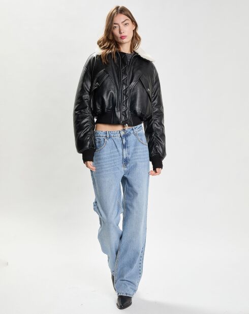 Blouson Trimmed noire