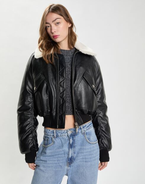 Blouson Trimmed noire