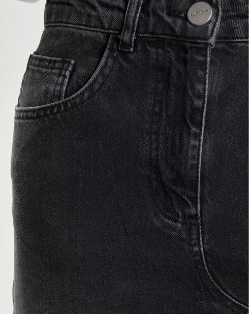 Jupe longue Denim gris foncé