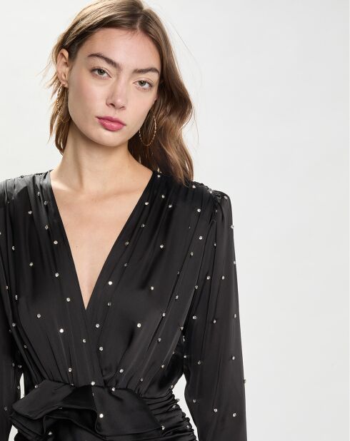 Robe manches longues Bebe noire