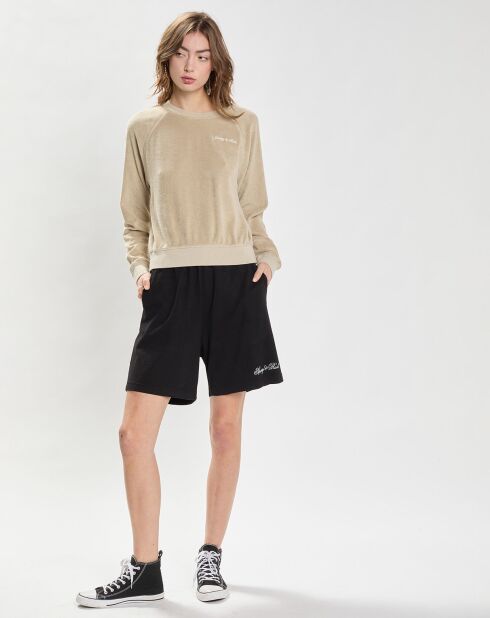 Sweat Eponge Syracuse Terry Crewneck beige