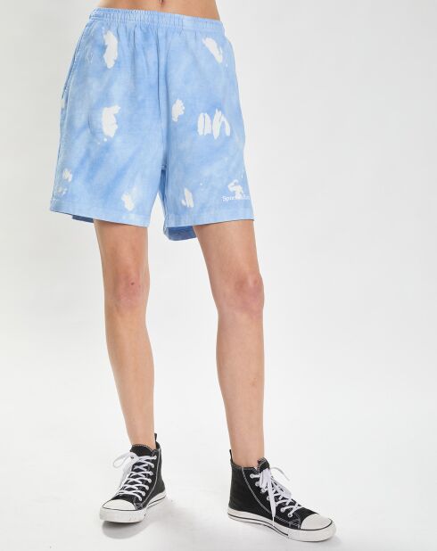 Short Serif Logo Tie Dye Gym bleu/blanc