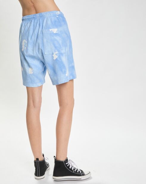 Short Serif Logo Tie Dye Gym bleu/blanc