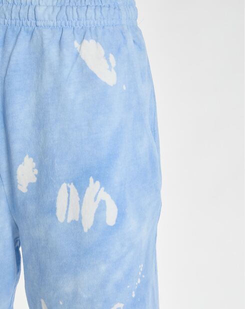 Short Serif Logo Tie Dye Gym bleu/blanc