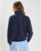 Sweat Sports Quarter Zip bleu marine