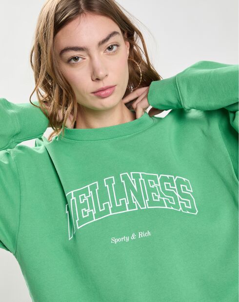 Sweat Wellness Ivy Crewneck vert