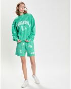 Sweat Wellness Ivy Tie Dye Crewneck vert/blanc