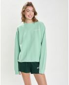 Sweat Self Love Club Crewneck vert/écru