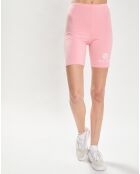 Short Country Crest Biker rose/blanc