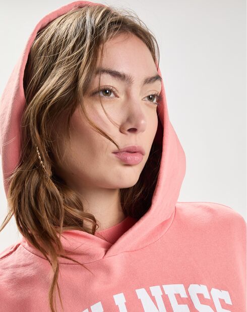 Sweat Wellness Ivy Cropped rose/blanc