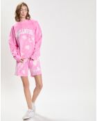 Sweat Wellness Ivy Tie Dye Crewneck marron/blanc