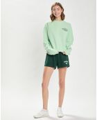 Sweat Bardot Sports Crewneck vert