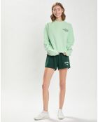 Short Wellness Club Disco vert/blanc