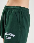 Short Wellness Club Disco vert/blanc
