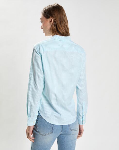 Chemise Crown Logo Button Down bleu/blanc