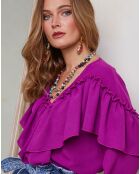 Top Coq mauve