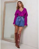 Top Coq mauve