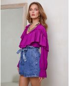 Top Coq mauve